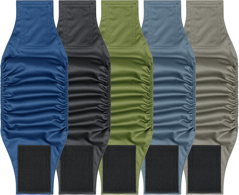Reusable Belly Bands for Male Dogs – 5 Pack